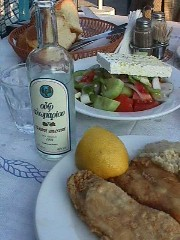 Ouzo in Rafina